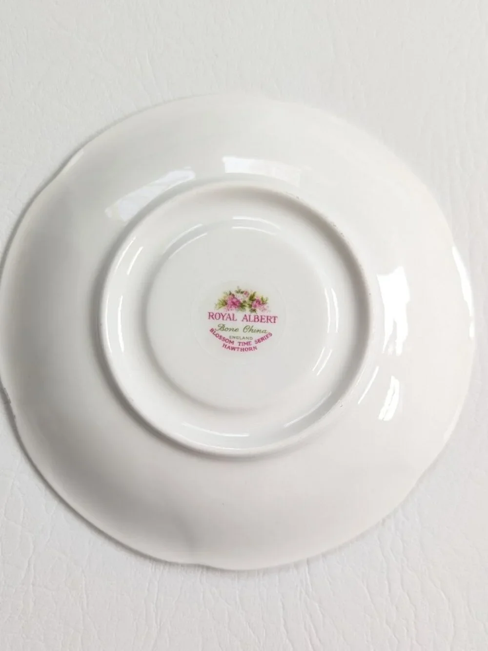 Royal Albert Blossom Time Hawthorn Teacup & Saucer Bone China England Gilt